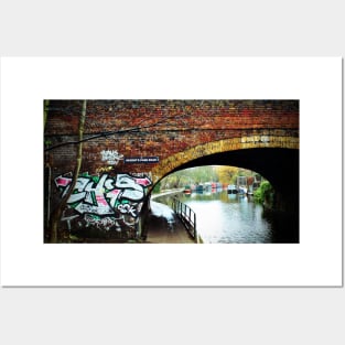 Graffiti Street Art Regent's Canal Camden London Posters and Art